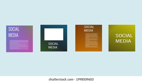 abstract gradient design background for social media and more eps 10
