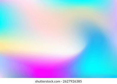Abstract gradient design featuring a blend of vibrant colors transitioning smoothly. Suitable for modern digital design, yellow cyan pink white background