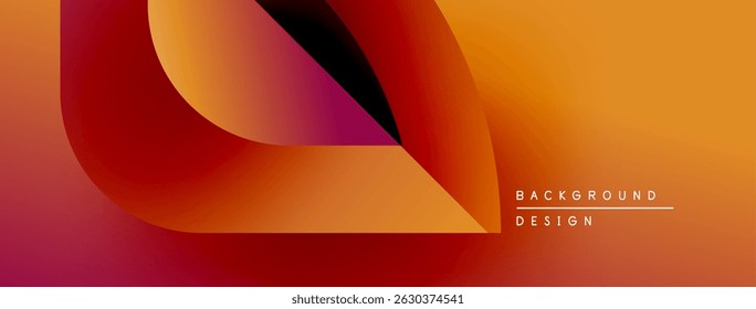 Design de gradiente abstrato. Mistura de cores quentes, criando fluxo visual dinâmico. Estética moderna, adequada para fundos.