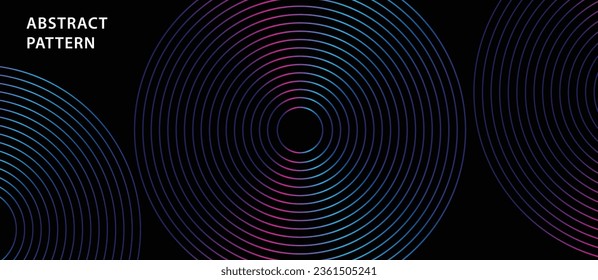 Resumen gradiente digital dinámico de la ola de caída de agua sobre fondo oscuro Concepto futurista de alta tecnología. Ola sonora. Ilustración del vector