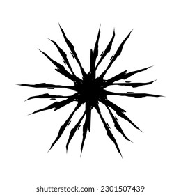 abstraktes Farbverlauf-Doodle-Logo gut für Poster, Banner, Flyer, Web, mobile Wallpaper.