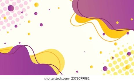 abstract gradient dynamic fluid shapes background design for brochure flyer banner template