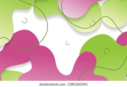 abstract gradient dynamic fluid shapes background design for brochure flyer banner template