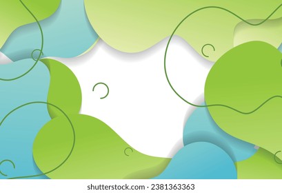 abstract gradient dynamic fluid shapes background design for brochure flyer banner template