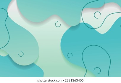 abstract gradient dynamic fluid shapes background design for brochure flyer banner template