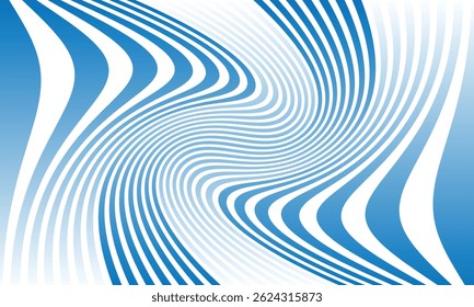 Abstracte gradiënt Edgy Line Twist Pattern Art.