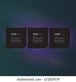 Abstract gradient fill text box design with your text  Eps 10 vector illustration