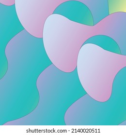 Abstract gradient with fish pattern 