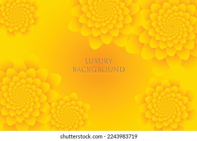 Abstract gradient floral background with flower vector art for coloring book page design, abstract background with floral pattern or style for modern day background, vector art illustration 