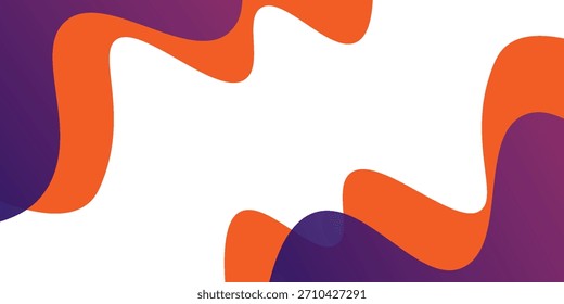 Fondo fluido de gradiente abstracto con púrpura y naranja