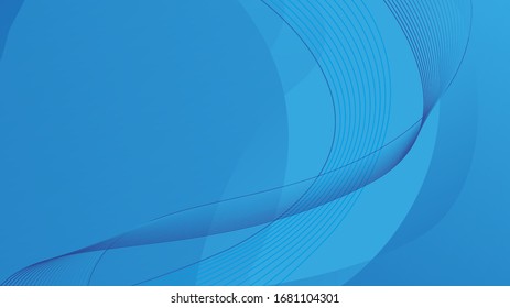 abstract gradient fluid background. soft modern gradient blue and wavy lines. vector background