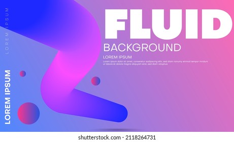 abstract gradient fluid background.poster design template.vector illustration