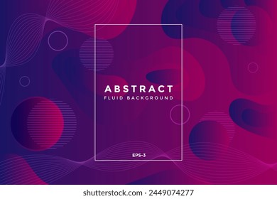Fondo de decoración de la página de aterrizaje fluido degradado Abstractas EPS-3