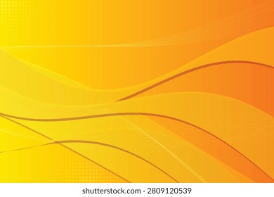 Abstract gradient fluid motion in warm orange-yellow hues
