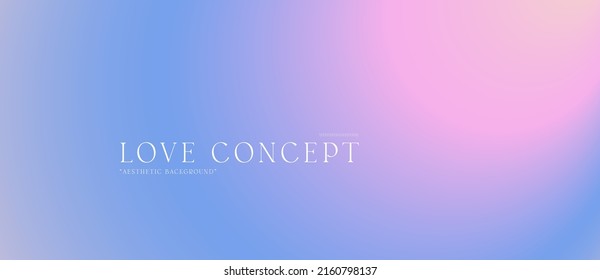 Abstract gradient fluid vector background  Love wallpaper template and cute color   circular blurred waves  Aesthetic modern backdrop design for web site page  ads  promo  presentation  banner 