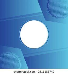Abstract gradient fluid vector background with white circle design wallpaper template with geometric shape, dynamic color, waves