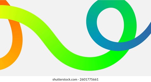 Abstract gradient full of colorful lines on white background