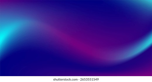 Abstract Gradient With Futuristic Blue and Purple Color Transition