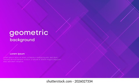 abstract gradient geometric background with purple color