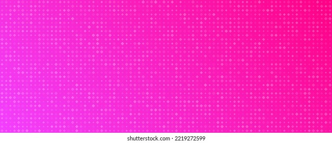 Abstract gradient geometric background of squares. Pink pixel backgrounds with empty space. Vector illustration
