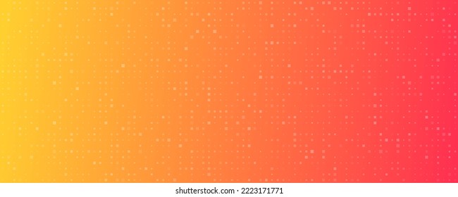 Abstract gradient geometric background squares  Orange pixel backgrounds and empty space  Vector illustration
