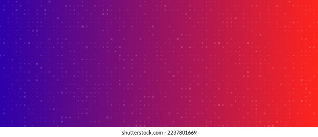 Abstract gradient geometric background of squares. Purple pixel backgrounds with empty space. Vector illustration