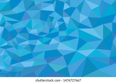 Abstract gradient geometric background from triangles. Flat vector illustration.