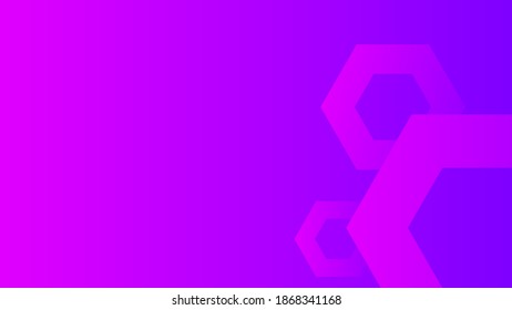 Fondo geométrico de gradiente abstracto. Vector de plantilla de diseño creativo de fondo de escritorio.