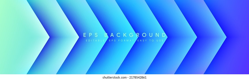 Abstract gradient geometric blue color background cover designs  trendy brochure templates  colorful futuristic posters Vector illustration