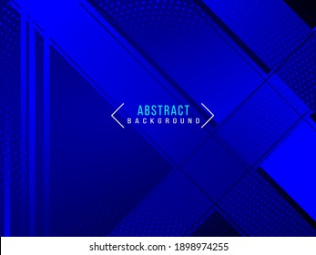 Abstract gradient geometric blue modern background pattern 