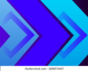 Abstract gradient geometric blue modern background pattern 