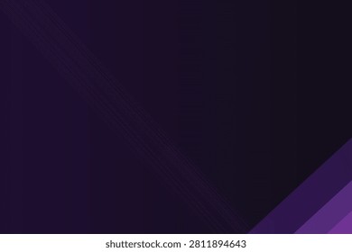 Abstract gradient geometric overlaps in deep purple and dark blue tones