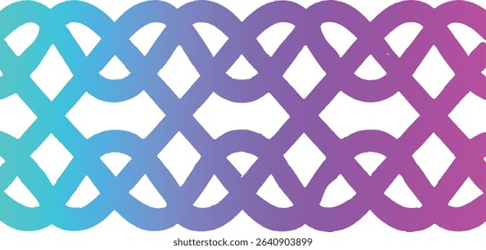 Abstract gradient geometric pattern seamless design for background and decorative elements