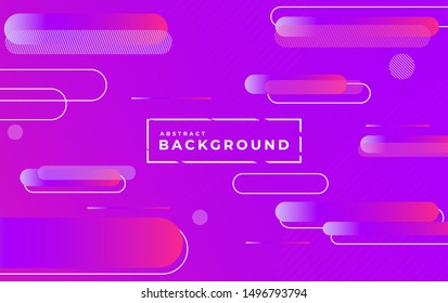 Abstract gradient geometric shape background vector wallpaper for web landing page and background.