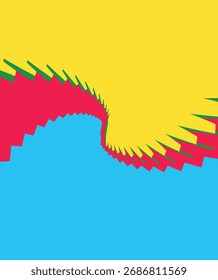 Abstract gradient geometric shape background. Modern futuristic colorful background. Can be use for flyers, magazines, any brandings, banners, headers, landing page, book covers, brochures, 