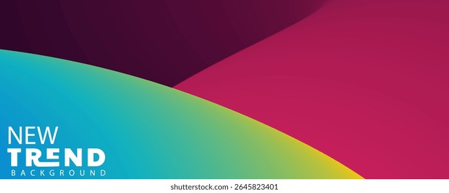 Abstract gradient geometric shape circle background. Modern futuristic background. Can be use for landing page, book covers, brochures, flyers, magazines, abstract  background