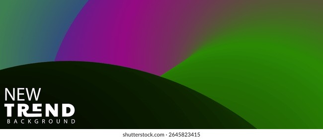 Abstract gradient geometric shape circle background. Modern futuristic background. Can be use for landing page, book covers, brochures, flyers, magazines, abstract  background