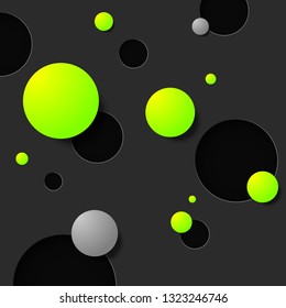 Abstract gradient geometric shape layout design template background modern art style. Design element can be used for backdrop, wallpaper, vector illustration