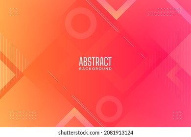 abstract gradient geometric shapes background design