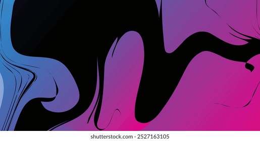 abstract gradient geometric shapes background. Cool flat vector design
