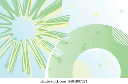 abstract gradient geometric shapes background. Cool flat vector design	