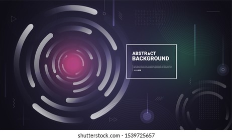 Abstract gradient geometric shapes background.Modern flat design.vector illustraion.