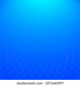Abstract gradient and geometric style art blue color background.