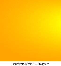 Abstract gradient and geometric style art background with yellow and orange color tone.