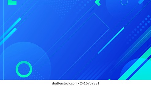 Abstract gradient geometric wallpaper with different shapes vector design in eps 10