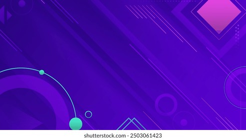 Fondo de pantalla geométrico Abstractas del gradiente con diverso diseño del Vector de las Formas en EPS 10