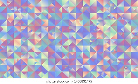 Abstract gradient geometrical triangle mosaic background design - polygonal colorful vector graphic