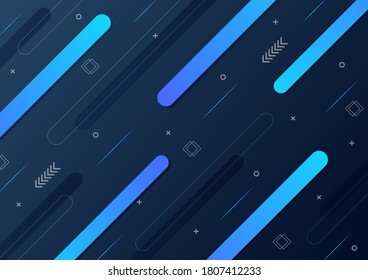 abstract gradient geoometric shape modern background. vector illustration.