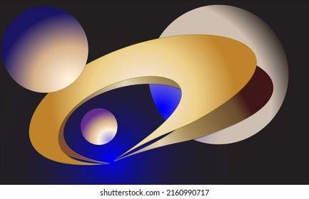 Abstract gradient golden brown background designed in warm tones that embodies peace of mind. Vector EPS 10.