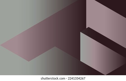 abstract gradient gray letter f shapes background
